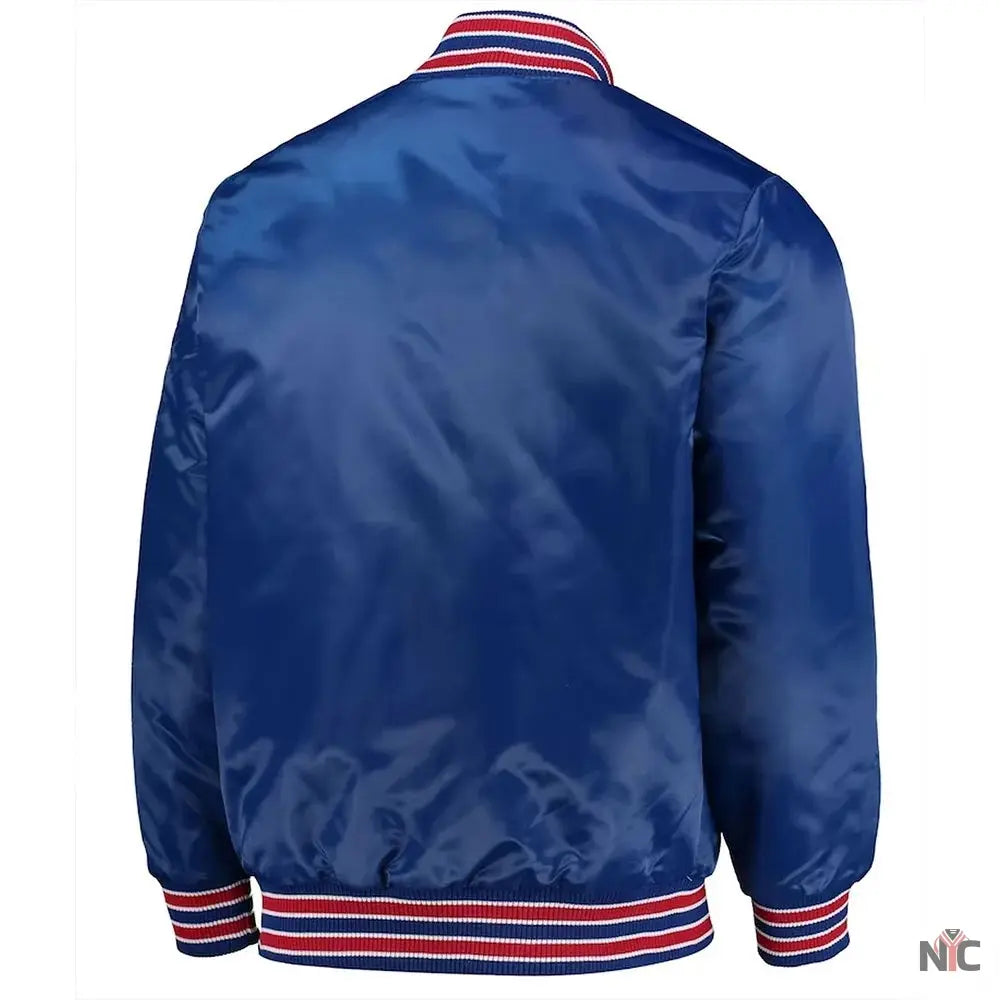 Philadelphia Phillies The Diamond Royal Satin Jacket Clanton Jacket