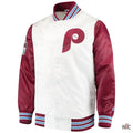 Philadelphia Phillies The Legend White Satin Jacket Clanton Jacket