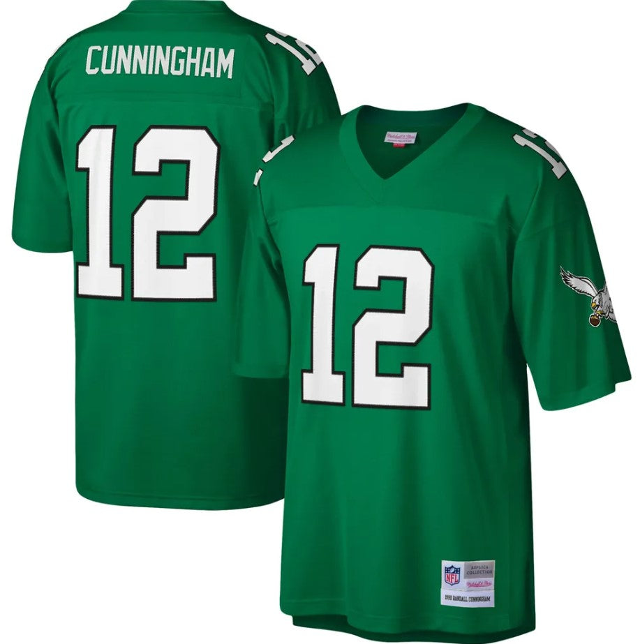 Philadelphia Eagles Randall Cunningham Mitchell & Ness Throwback Jersey WorthVee