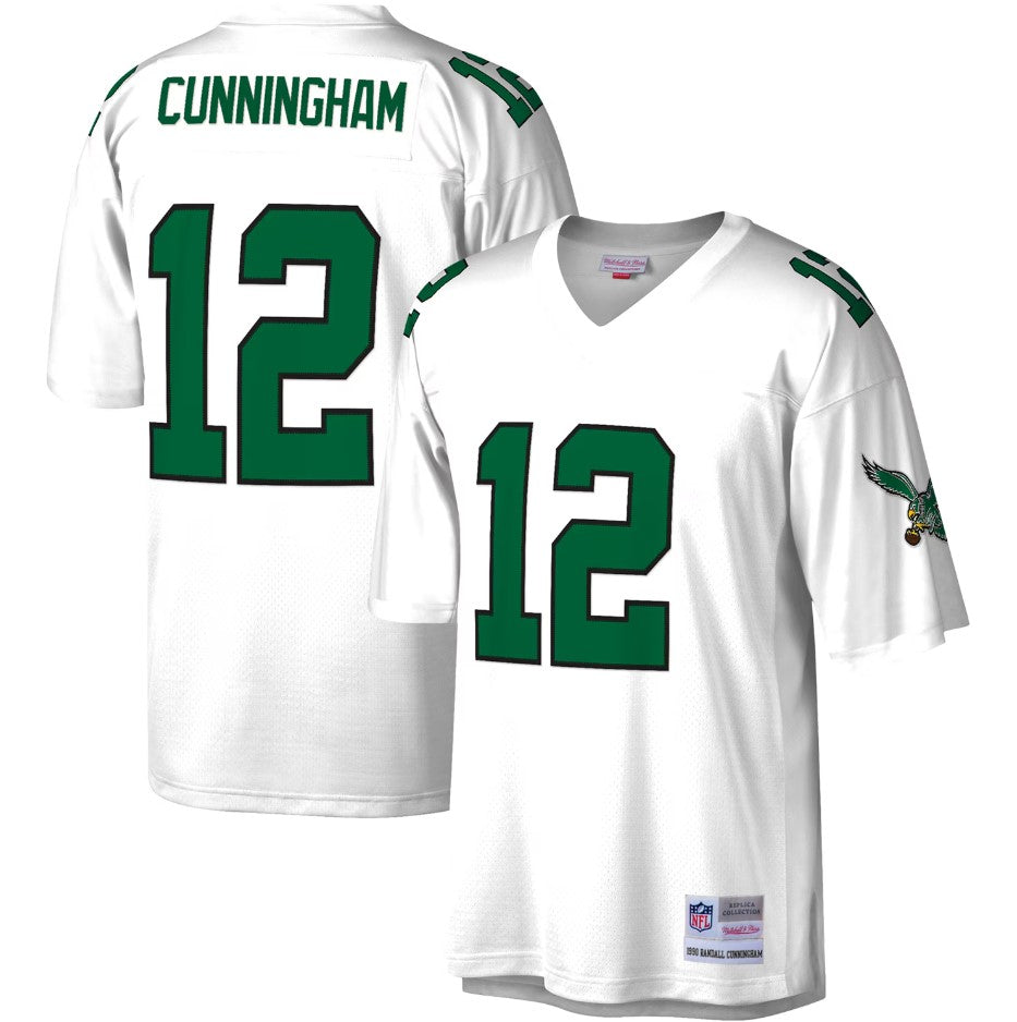 Philadelphia Eagles Randall Cunningham Mitchell & Ness Throwback Jersey WorthVee
