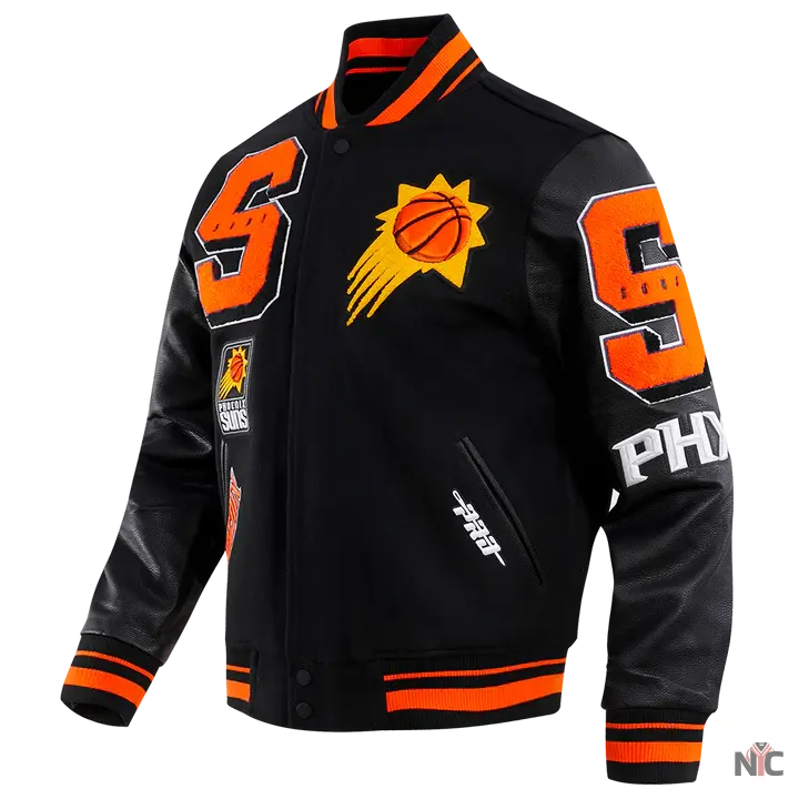 Phoenix Suns Mash Up Varsity Jacket Clanton Jacket