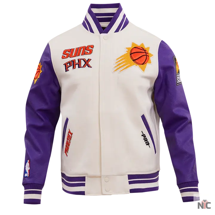 Phoenix Suns Retro Classic Rib Wool Varsity Jacket Clanton Jacket