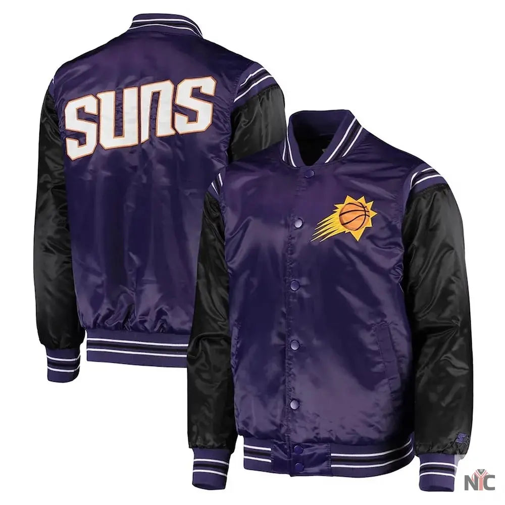Phoenix Suns The Enforcer Varsity Satin Jacket Clanton Jacket