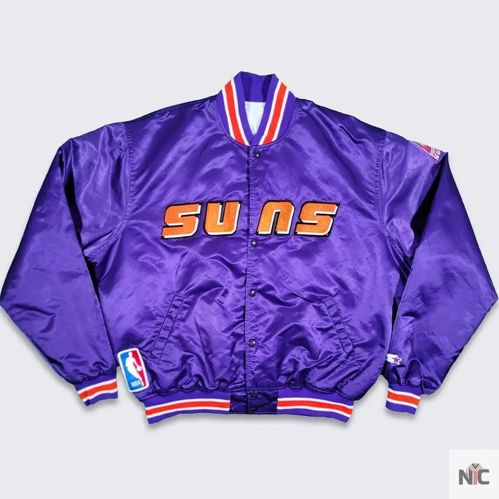 Phoenix Suns Vintage 90s Starter Satin Jacket Clanton Jacket