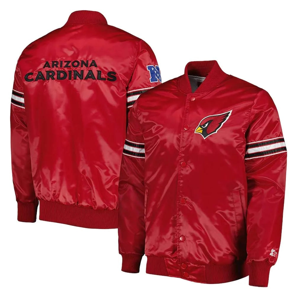 Pick and Roll Arizona Cardinals Satin Jacket WorthVee