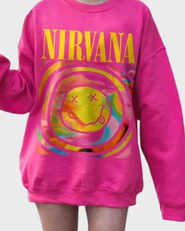Pink Nirvana Sweatshirt WorthVee