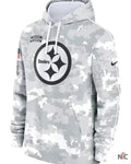 Pittsburgh Steelers Salute To Service Camo 2024 Hoodie Clanton Jacket