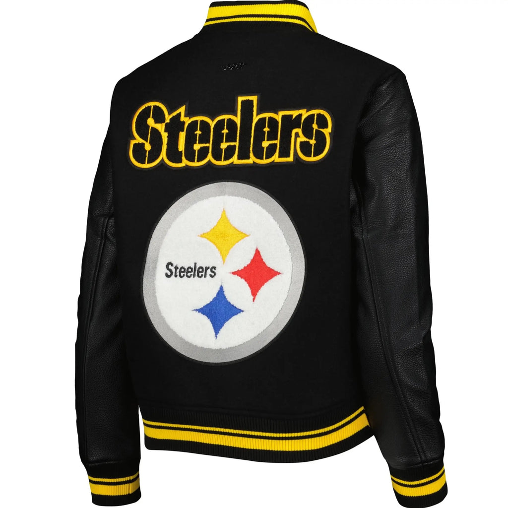 Pittsburgh Steelers Classic Wool and Leather Varsity Jacket
