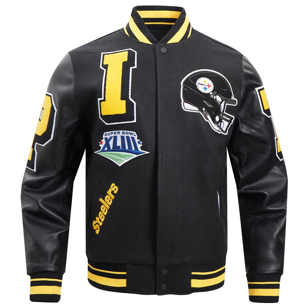 Pittsburgh Steelers Mashup Varsity Jacket