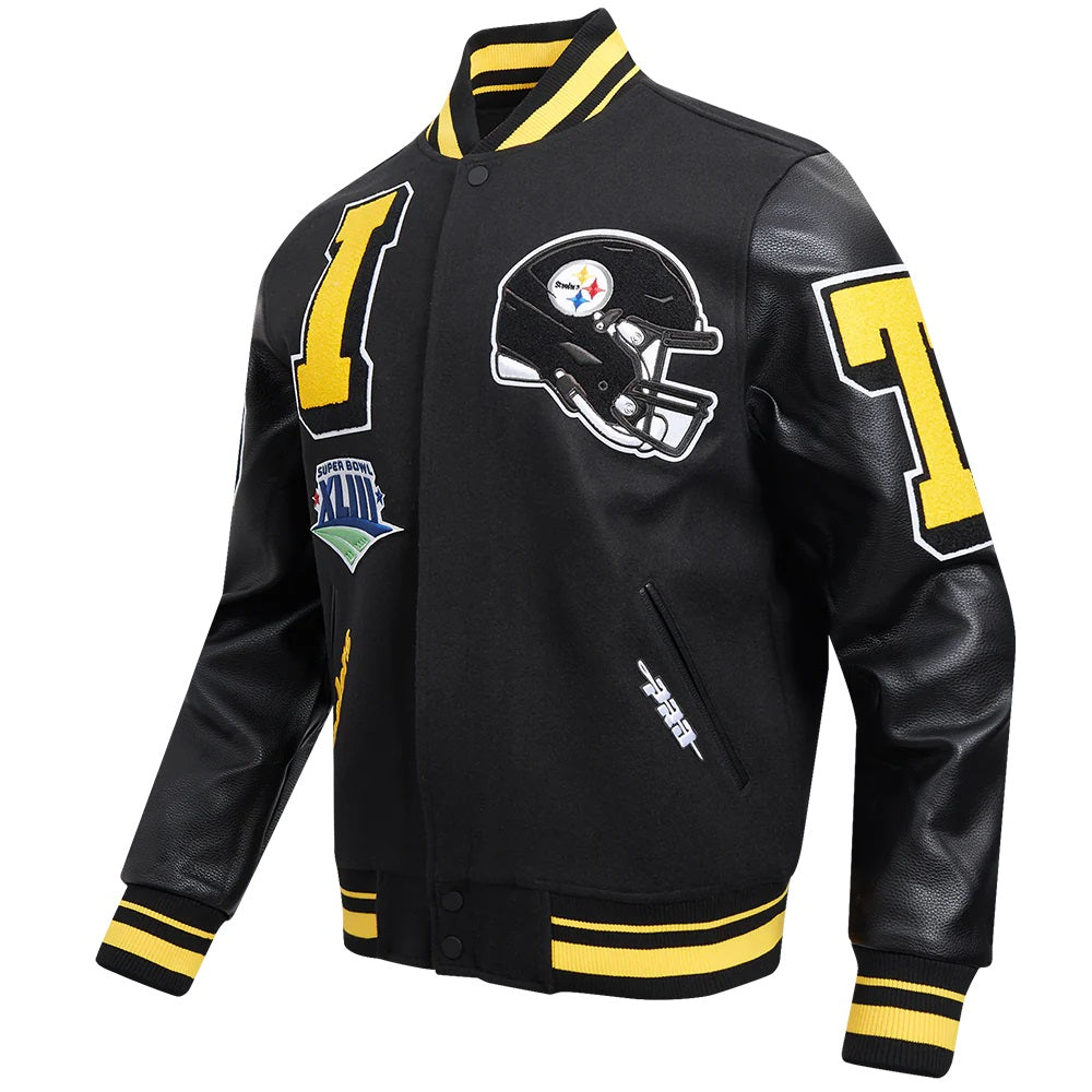 Pittsburgh Steelers Mashup Varsity Jacket