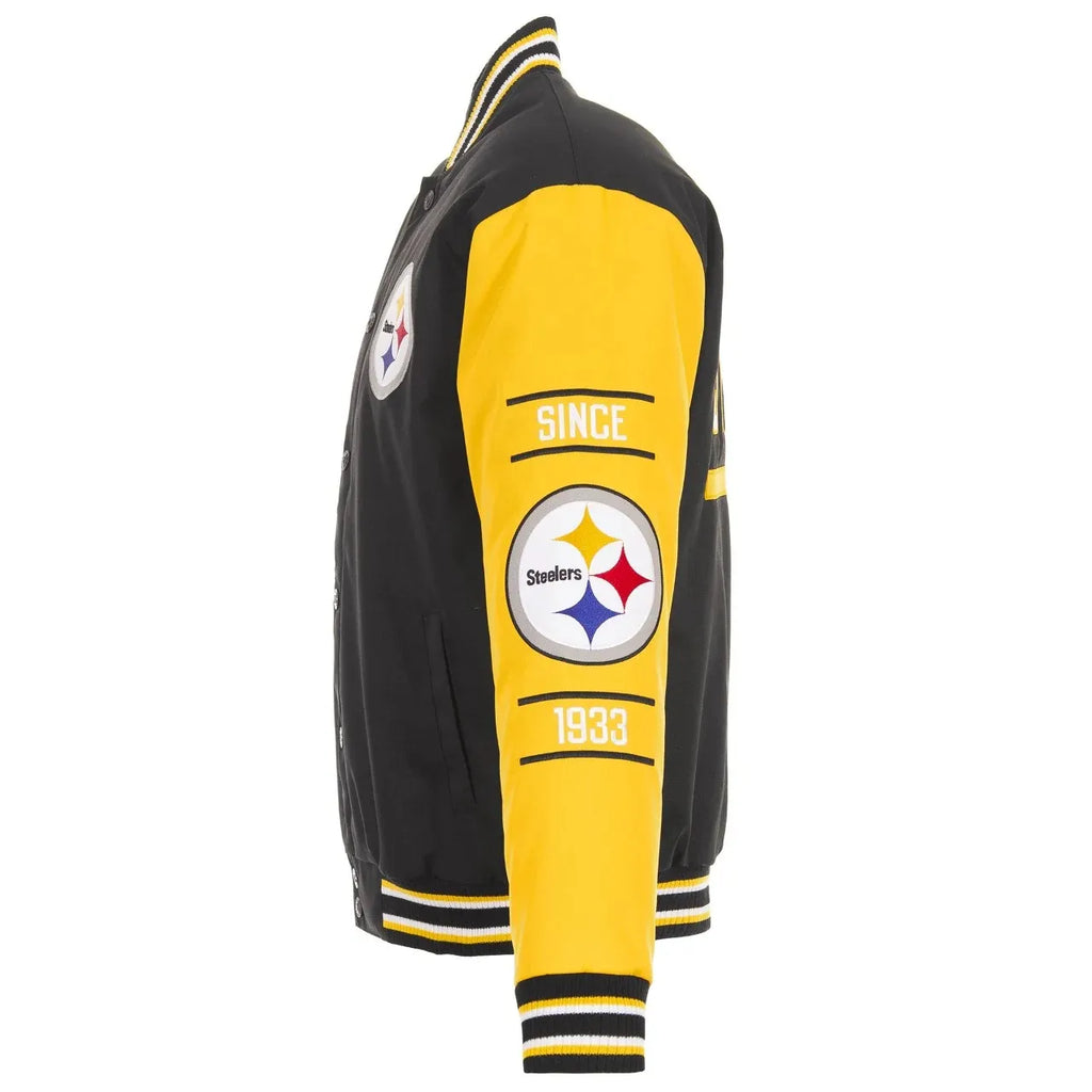 Pittsburgh Steelers Poly Twill Varsity Jacket