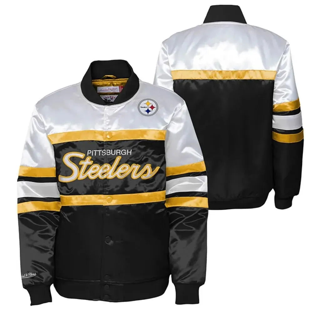 Pittsburgh Steelers Special Script Satin Jacket