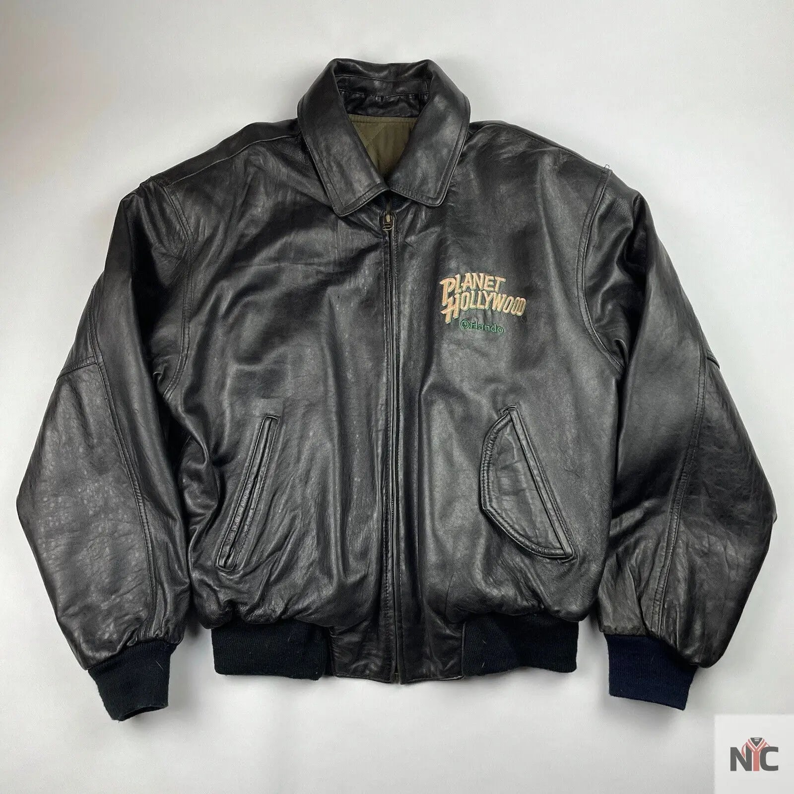 Planet Hollywood Orlando Leather Jacket Clanton Jacket