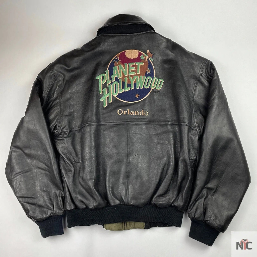 Planet Hollywood Orlando Leather Jacket Clanton Jacket