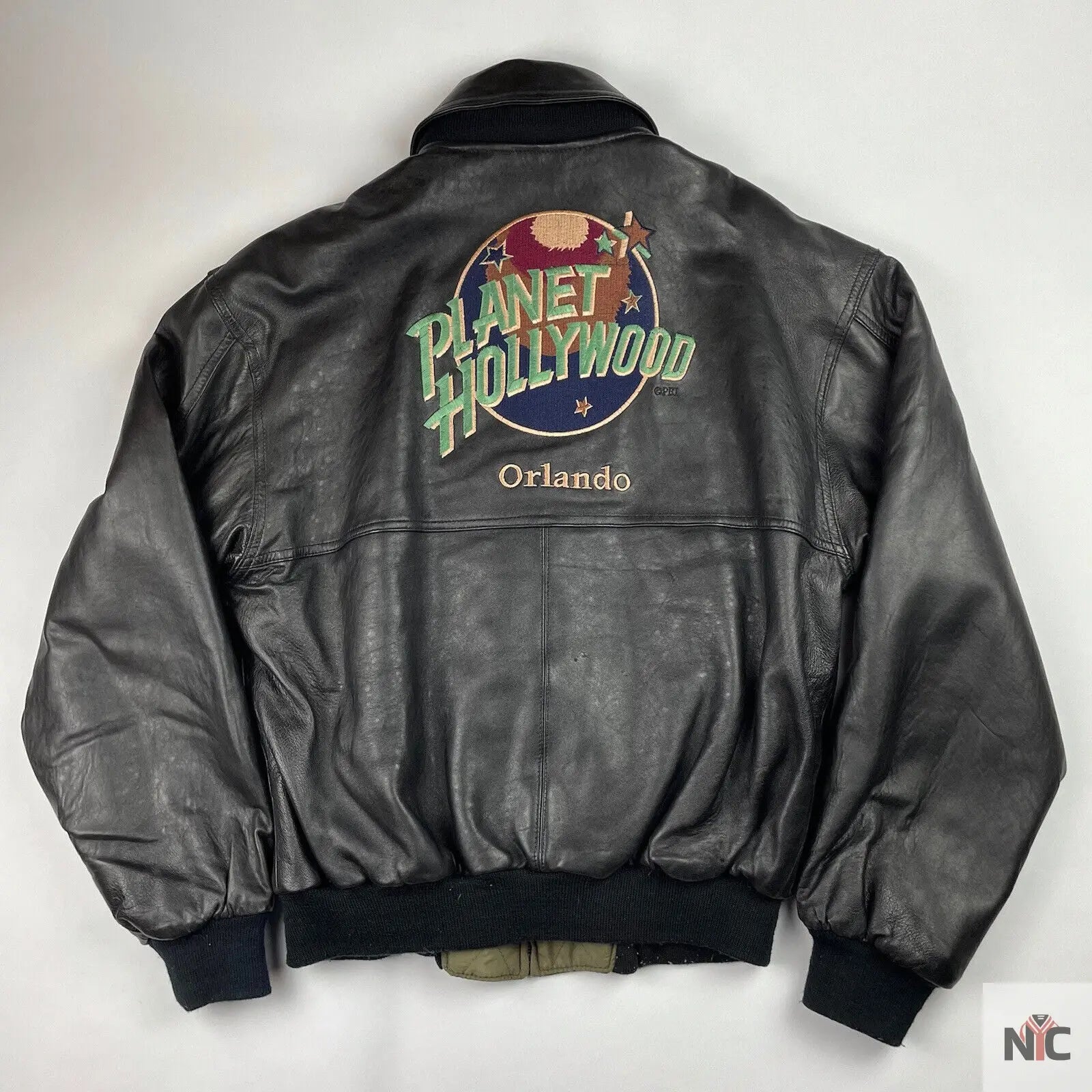 Planet Hollywood Orlando Leather Jacket Clanton Jacket