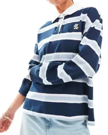 Plathville Teegan Nichols Striped Rugby Shirt USA Jackets
