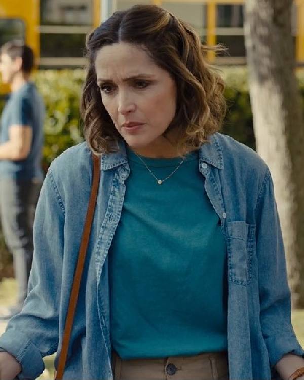 Platonic Rose Byrne Denim Shirt Clanton Jacket