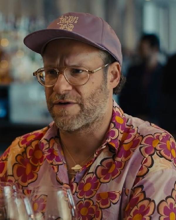 Platonic Seth Rogen Floral Shirt Clanton Jacket