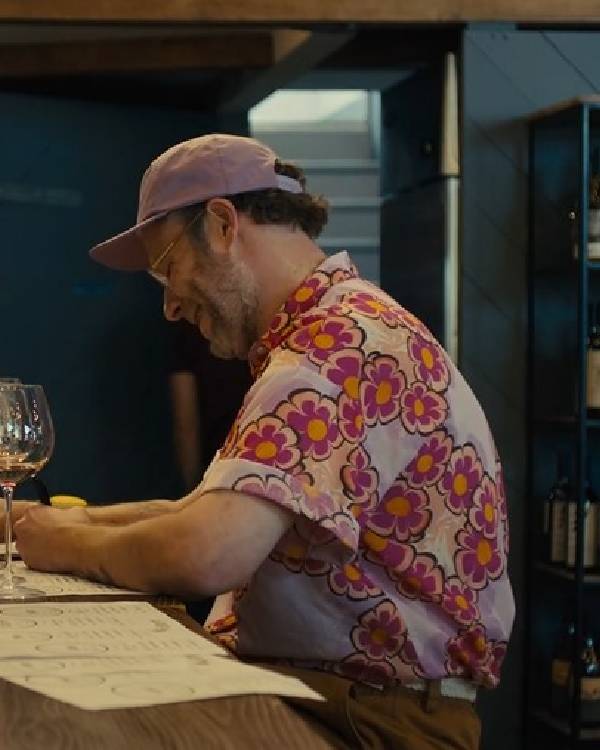 Platonic Seth Rogen Floral Shirt Clanton Jacket