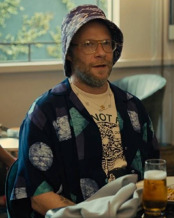Platonic Seth Rogen Blue Shirt Clanton Jacket