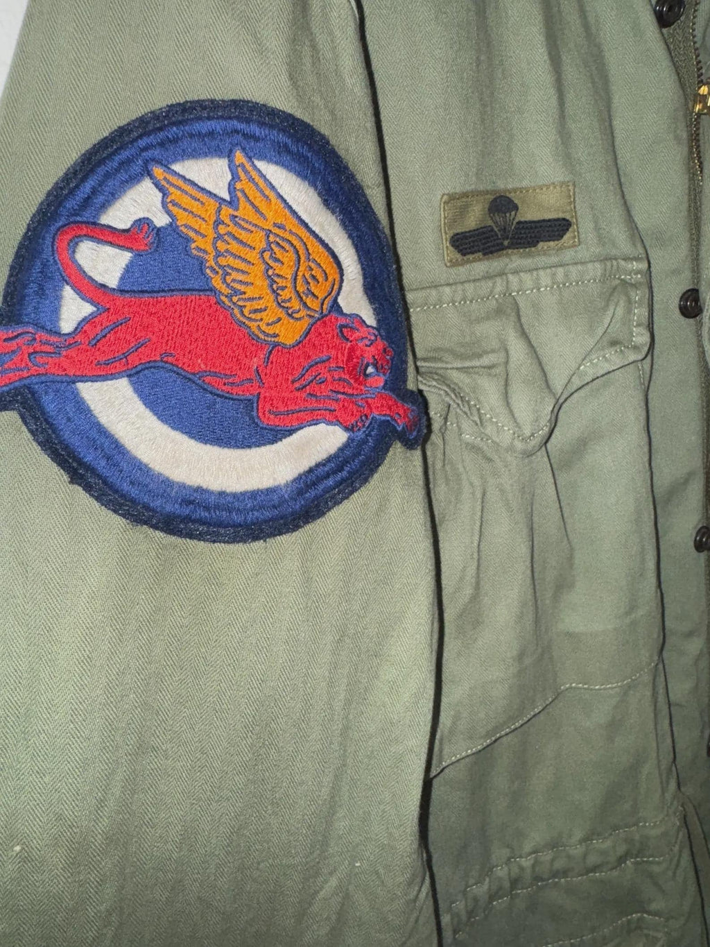 Polo Ralph Lauren M-65 Combat Jacket US-RL Military Army Patch Field WorthVee