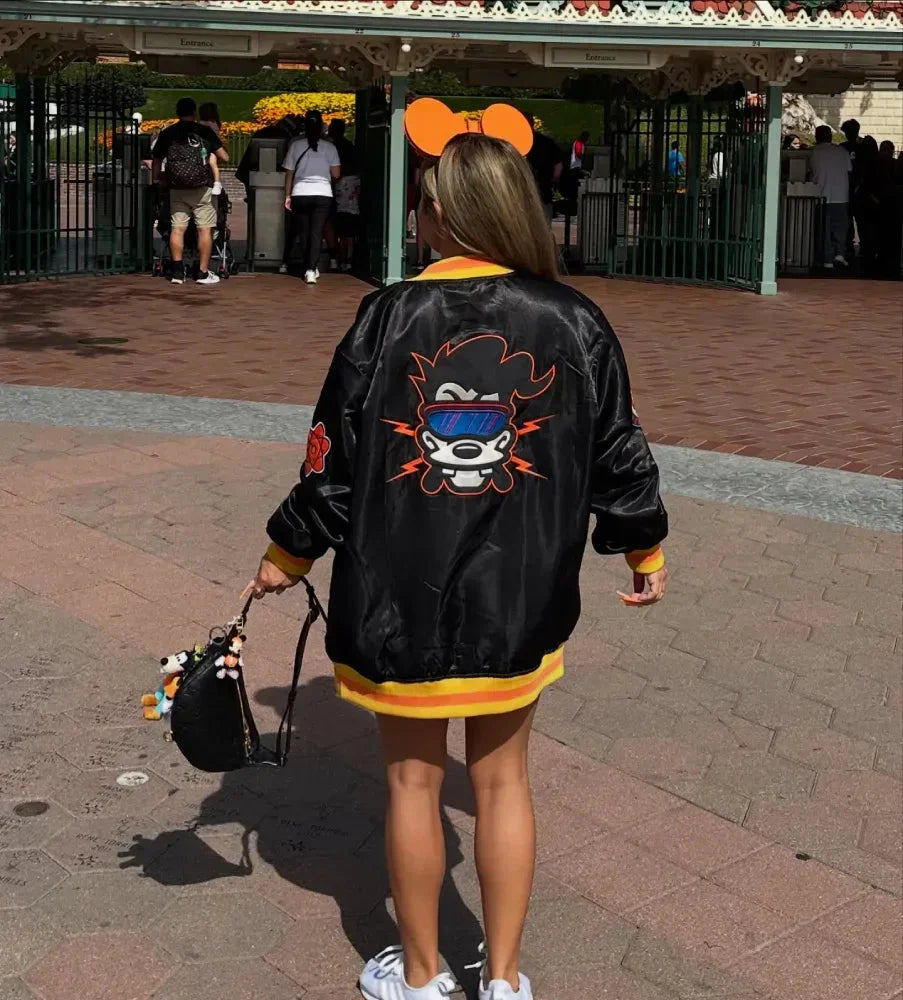 Powerline Black Varsity Jacket Clanton Jacket