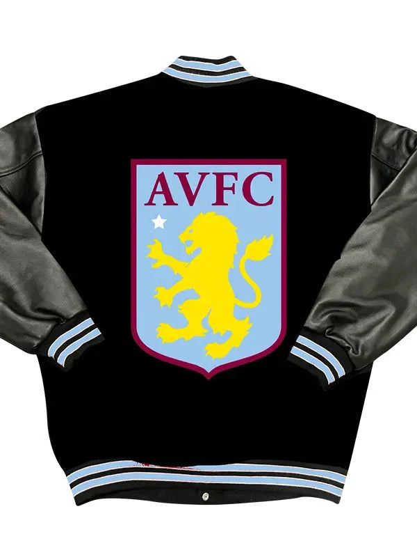 Premier League Aston Villa F.C. Wool Varsity Jacket Clanton Jacket