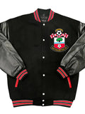 Premier League Southampton F.C. Leather Varsity Jacket Clanton Jacket