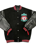Premier League Team Liverpool FC Black Wool Jacket Clanton Jacket