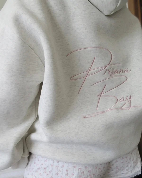 PrisanaBay Grey Bow Hoodie WorthVee