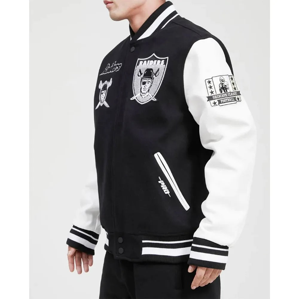 Pro Los Vegas Raiders Varsity Jacket WorthVee