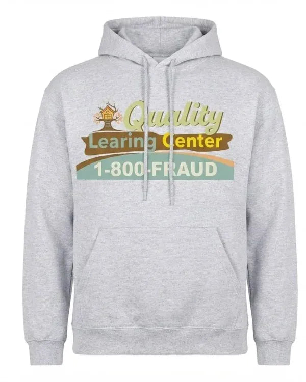 Quality Learing Center Grey Hoodie
