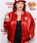 Rachel Bloom ChainFEST 2024 Red Jacket