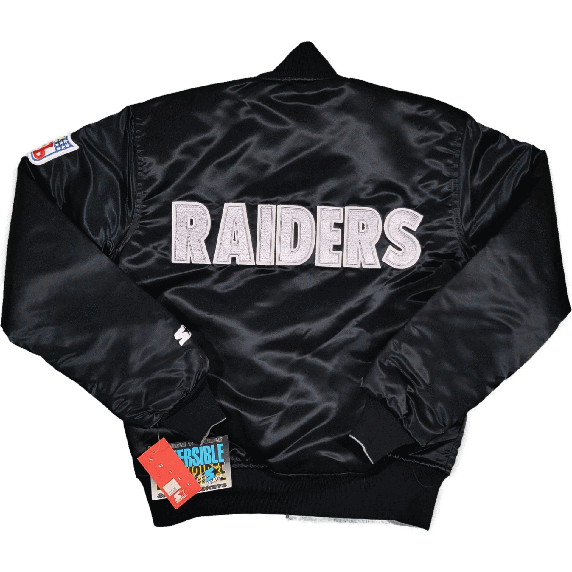 Raiders Starter Vintage Satin Varsity Jacket WorthVee