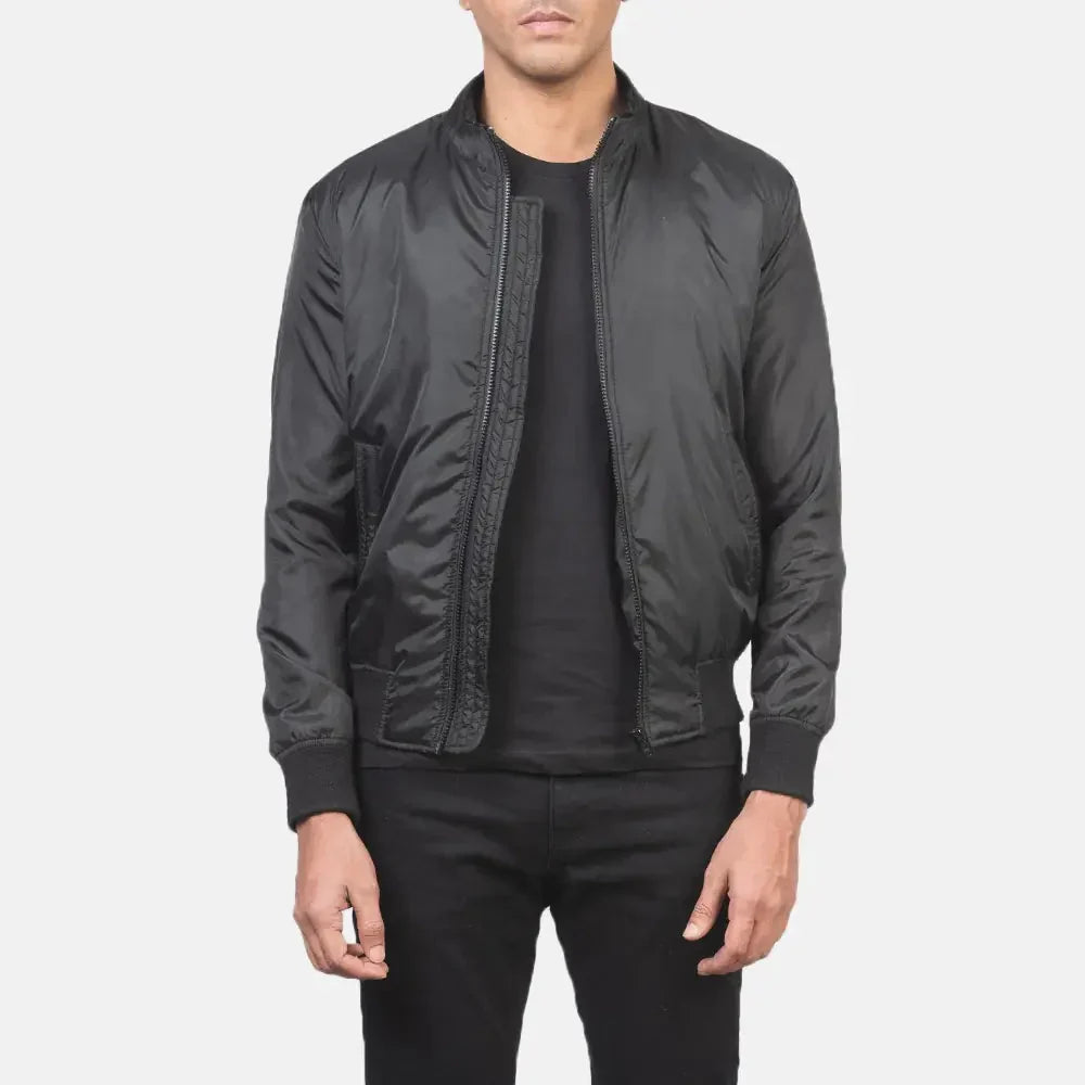 Ramon Black Bomber Jacket Clanton Jacket