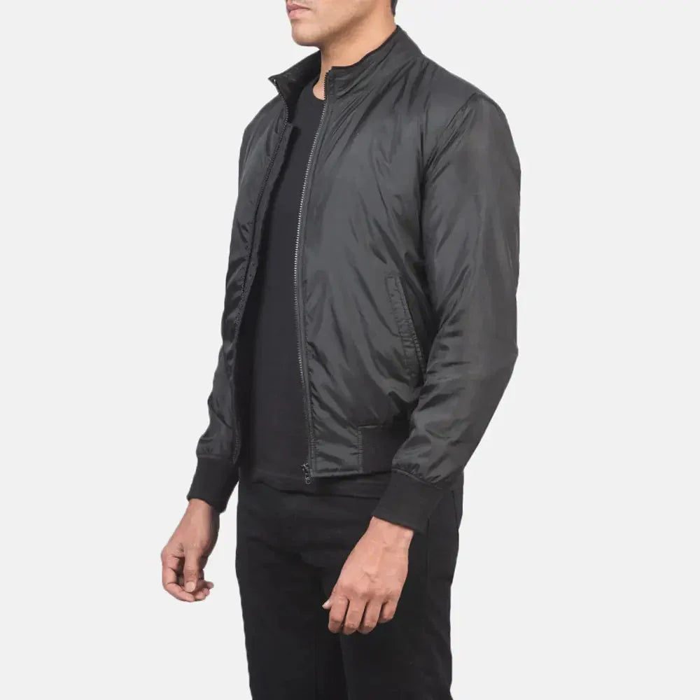 Ramon Black Bomber Jacket Clanton Jacket
