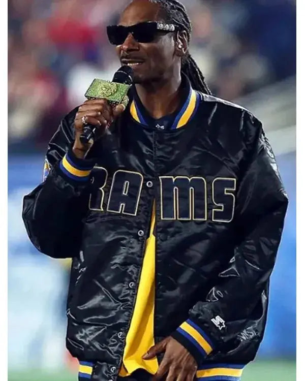 Rams Snoop Dogg Los Angeles Black Jacket WorthVee