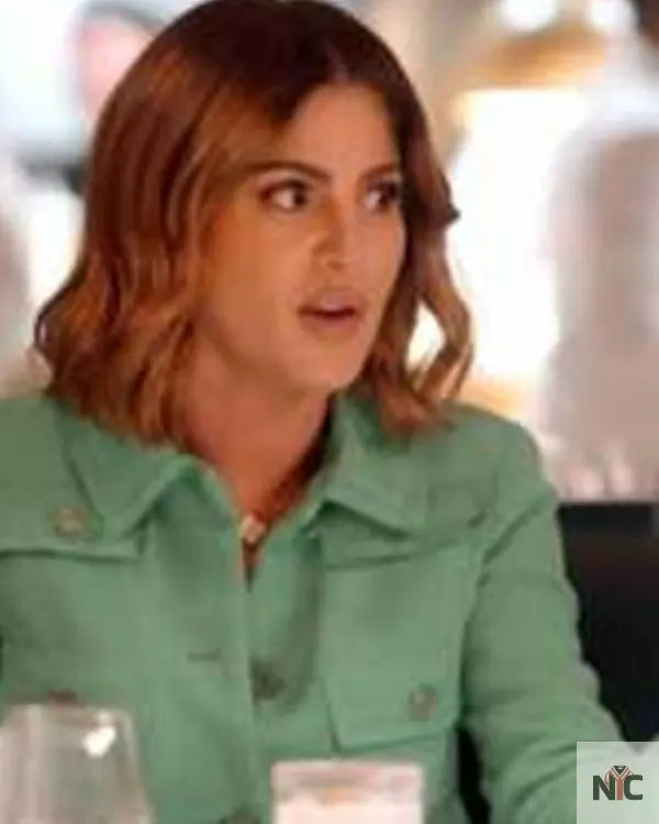 Real Housewives of Miami S07 Stephanie Shojaee Green Jacket Clanton Jacket