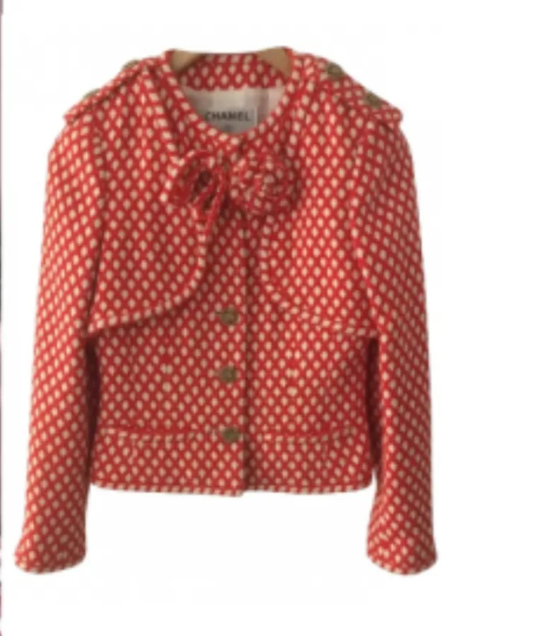 Real Housewives of New York City S015 Erin’s Red Printed Jacket