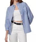 Real Housewives of New York City Sai Striped Shirt
