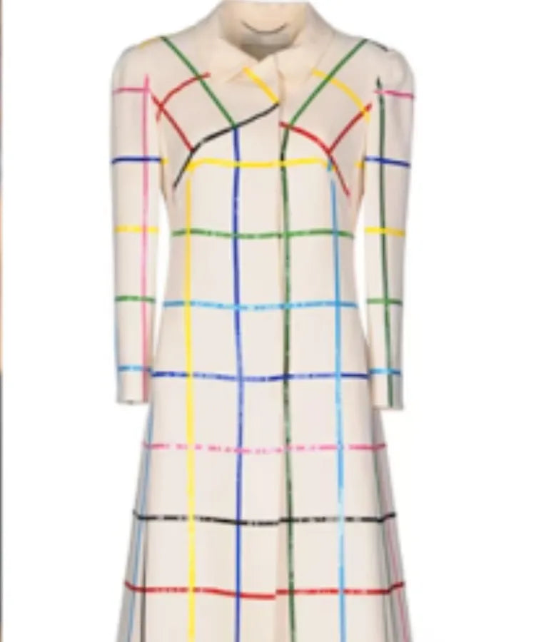 Real Housewives of New York City Striped Trench Coat