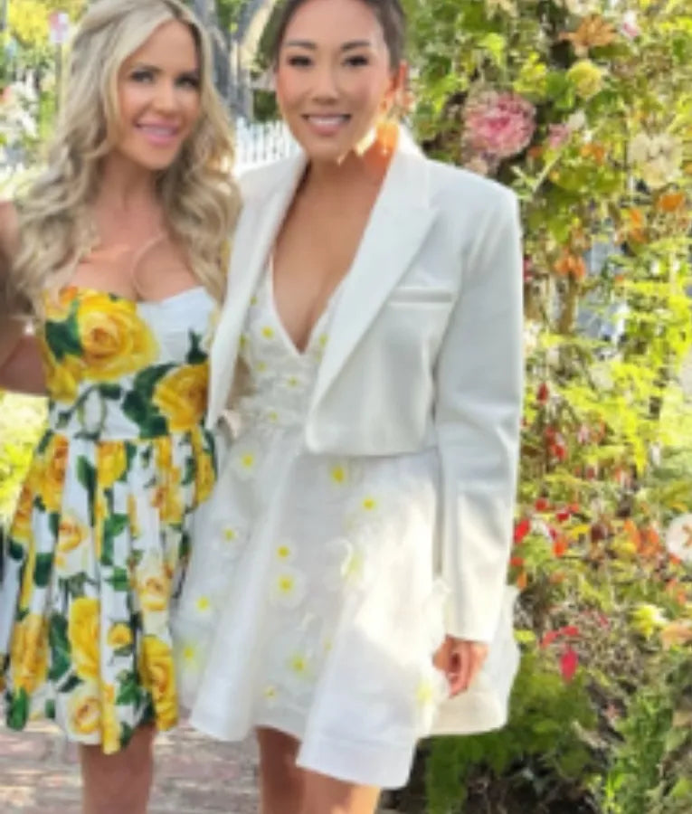 Real Housewives of Orange County Katie White Cropped Blazer