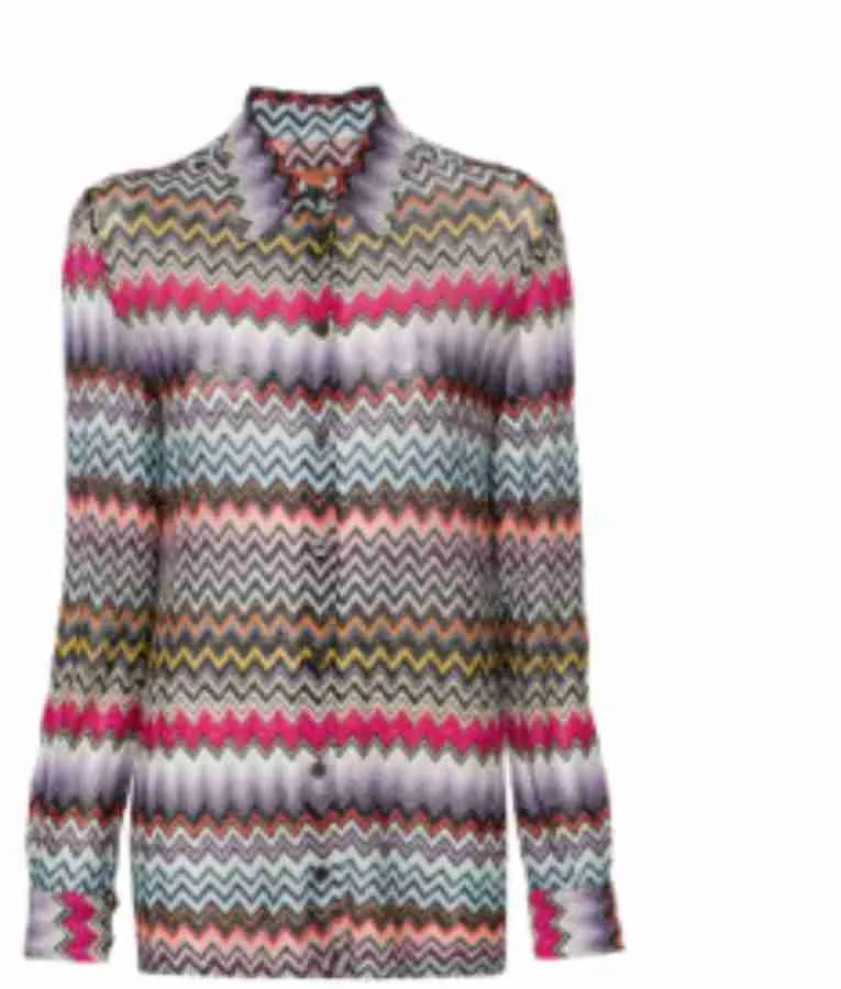 Real Housewives of Salt Lake City S05 Heather Gay Chevron Shirt