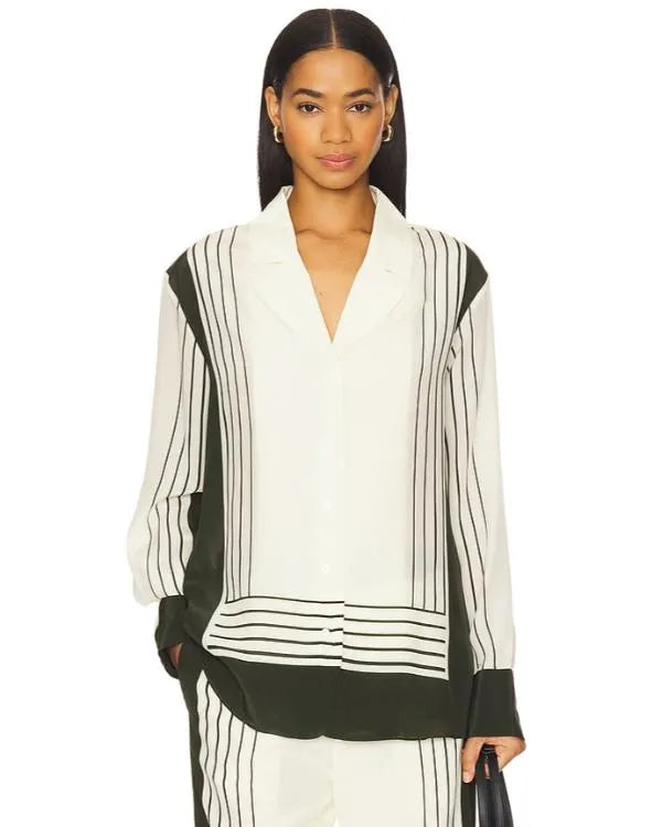 Real Housewives of Beverly Hills Erika Girardi Striped Shirt