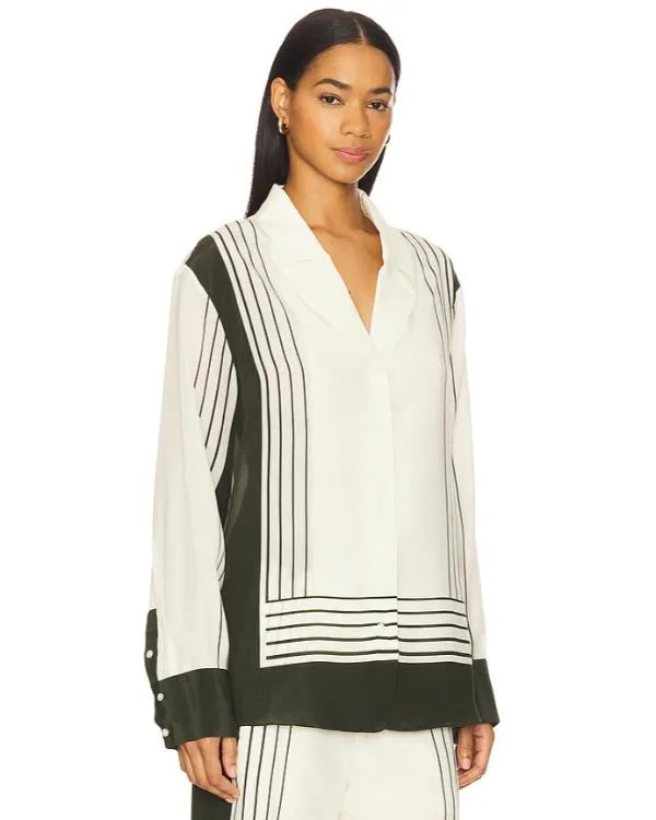 Real Housewives of Beverly Hills Erika Girardi Striped Shirt