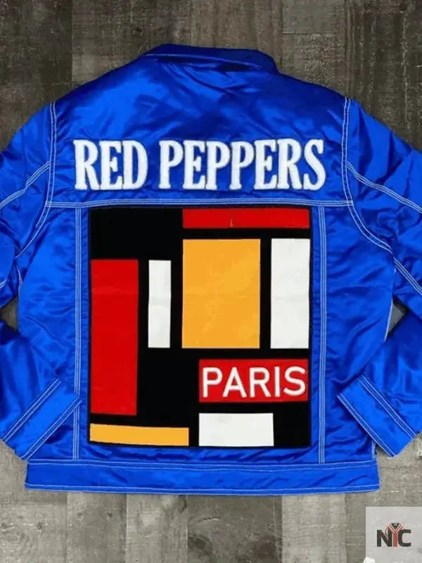 Red Peppers Paris Blue Jacket Clanton Jacket