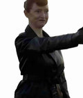 Relax I’m From The Future 2023 Janine Theriault Leather Coat