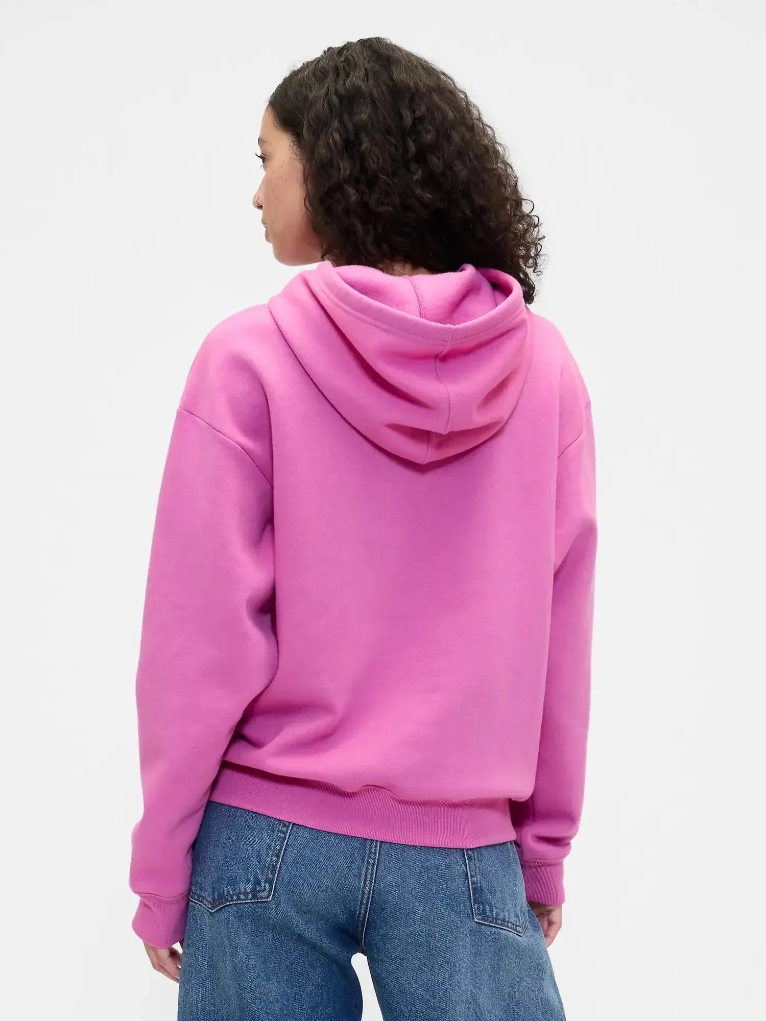 Relaxed Fit Gap Logo Pink Hoodie Clanton Jacket