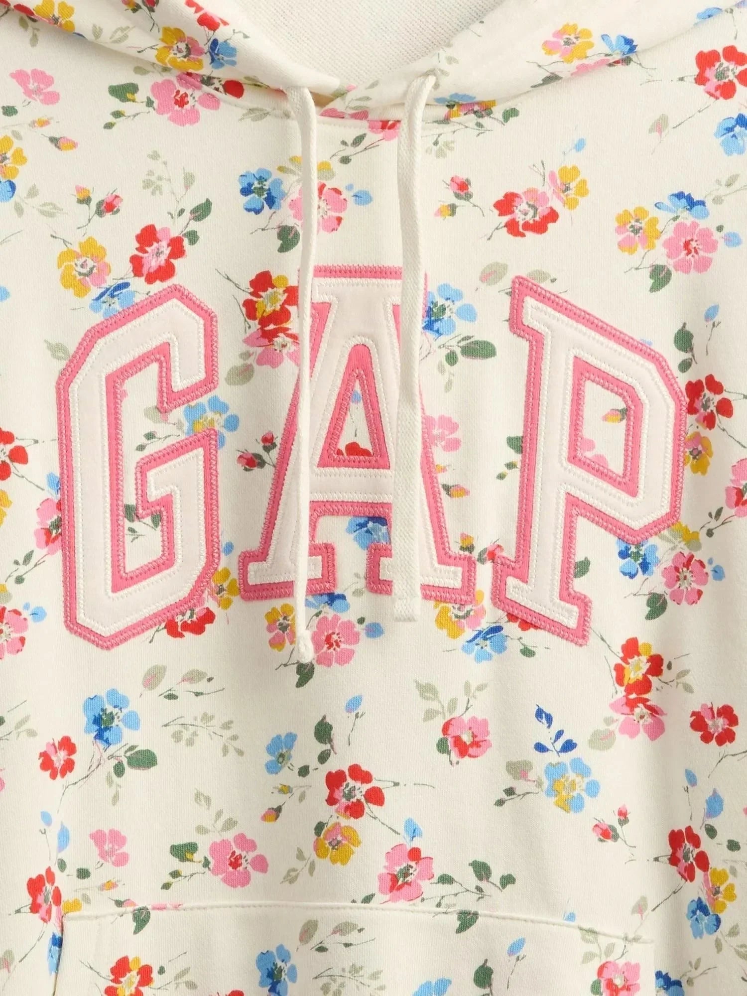 Relaxed Gap Logo Off White Hoodie Clanton Jacket