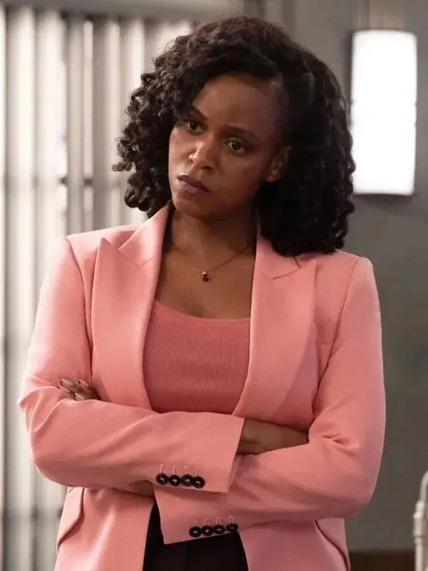 Renee Curry Law and Order SVU S27 Pink Blazer WorthVee